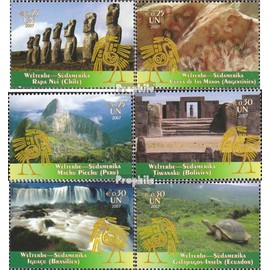 UN - Vienna 506-511 (complete.issue.) fine used/cancelled 2007 South America (Stamps for collectors) Amphibians/reptiles/dinosaurs