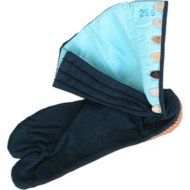 Kineya Tabi Socks, Kineya Invincible Underground Tabi, Navy Blue Surge Underground Tabi, 7 Pieces, Hand-sewn Bottom, Set of 2 (26.0 cm)