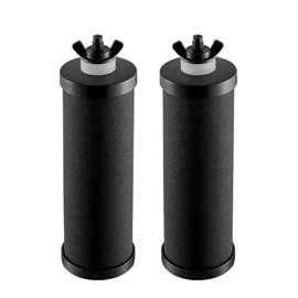 Happybuy Water Filters Replacement, Purification Elements, Easy to Replace Water Filter. Gravity Water Filter System, Compatible with Most Brands, Pack of 2, Black