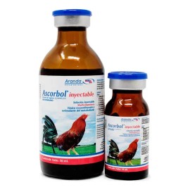 Ascorbol Inyectable Multivitaminico Para Gallos ** 50 Ml **