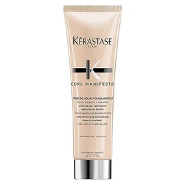 KÉRASTASE Creme De Jour Fondamentale | Tratamiento para rizos o cabello ondulado, restaura y nutre la fibra capilar | Con Miel de Manuka, Ceramidas y 