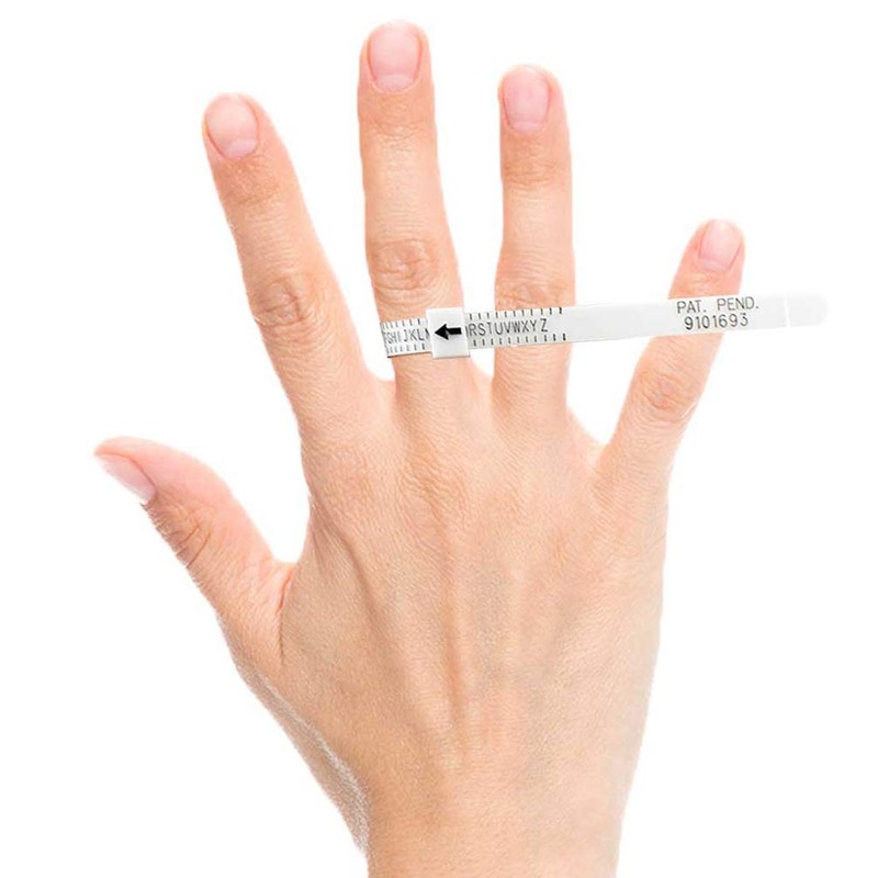 TRIXES Ring Sizer - Adjustable Finger - UK and US