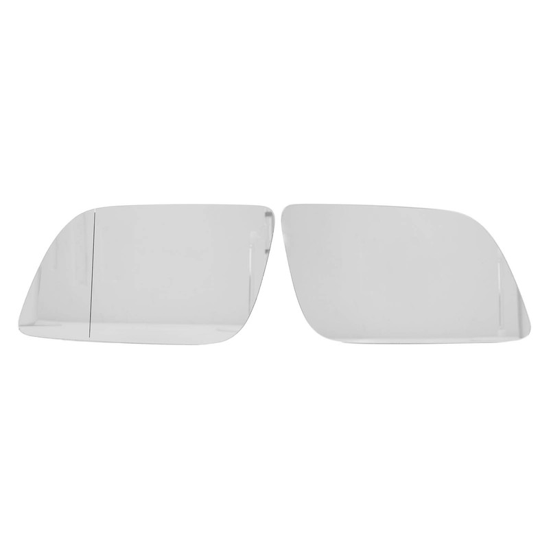 2PCS Side Heated Mirror Glass Left Right Fog Resistant Efficient