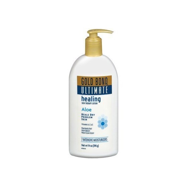 Gold Bond Ultimate Healing Skin Therapy Lotion, 14 oz (Quantity of 2)