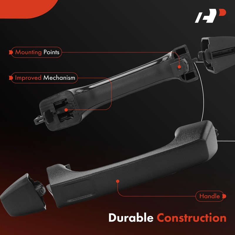 A-Premium Outside Exterior Door Handles Compatible with Hummer H3 2006