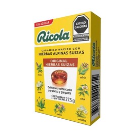 Caramelo macizo Ricola original hierbas suizas 27.5 g