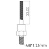 CORWIN 10-24 Extended Rivet Nut Gun Mandrels and Nosepiece Set,
