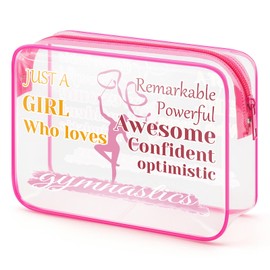 Gymnastics Lover Gifts for Women Gymnastics Gift Makeup Bag Gymnastics Inspirational Gift Gymnastics Team Gift for Gymnastics Lover Daughter Sister Travel Pouch Birthday Graduation Gift for Gymnastics