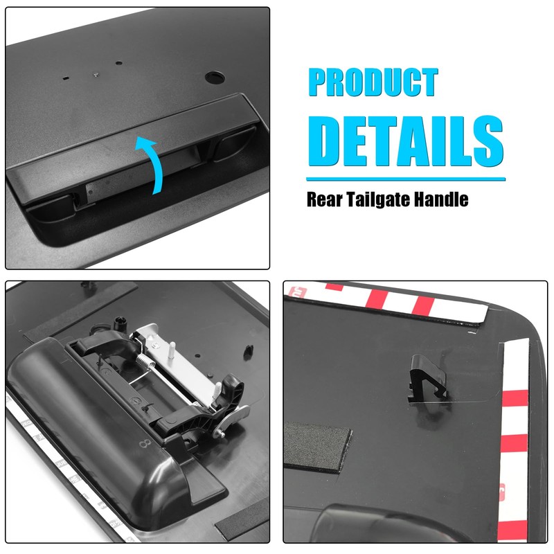 Jaronx Compatible with Nissan Titan Tailgate Handle 2004-2012, Rear Liftgate