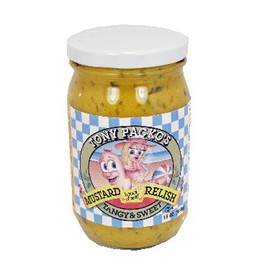 Tony Packo Mustard Relish - 16 oz (4 pack) with FREE Jar Opener