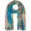 styleBREAKER 01016240 Women's Scarf with Colourful Watercolour Gradient Pattern, Light