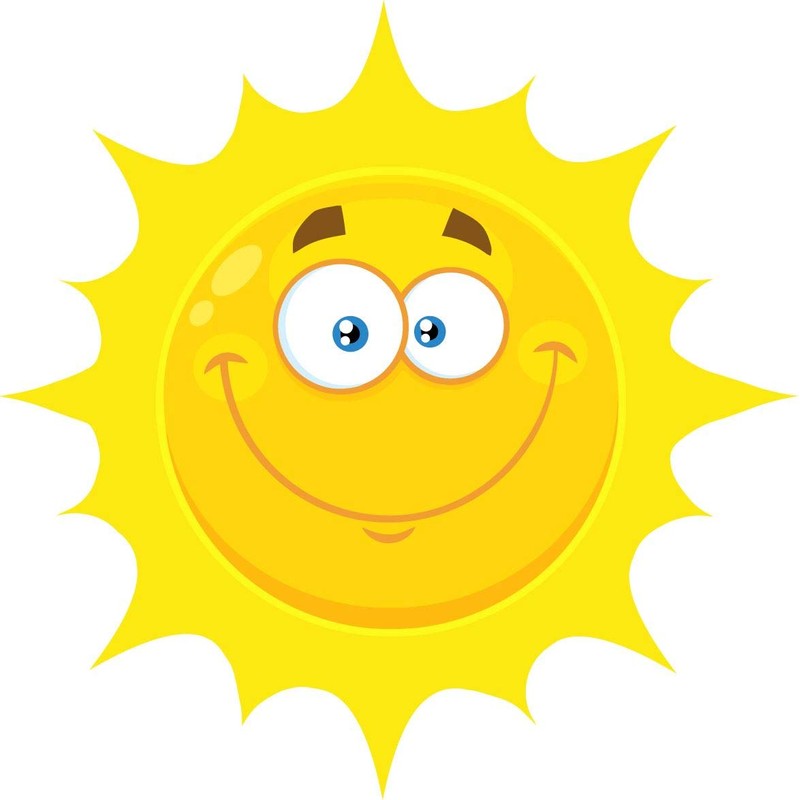 144 Happy Sun 30 mm Summer Reward Stickers for School