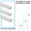 Art3d LED Recessed Lighting Kit - 6pcs Self-Adhesive White LED
