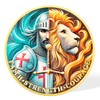 IELCJJ Knight & Lion Challenge Coin -Christian Challenge Coin -