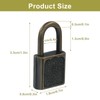 Litoexpe 10 Pcs Mini Cute Diary Padlock Tiny Small Luggage