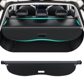 Tecoom Rear Cargo Cover fit for Ford Escape Accessories 2013 2014 2015 2016 2017 2018 2019, Anti-Peeping Retractable Trunk Security Cover Shield Shade, Privacy Screen with Carbon Fiber Texture