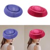 KUFptva Sparkly Fascinators Hat Base DIY Colrful Millinery Base Cocktail
