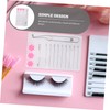 VICASKY Eyelash Extension Tray Lightweight Acrylic Lash Holder Board with