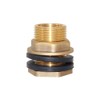 Joywayus 1/2" NPT Female x 3/4" Male Soild Brass Water