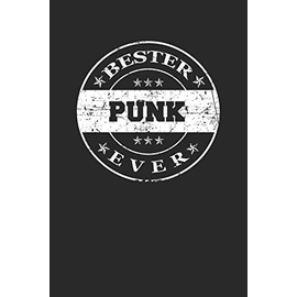 Bester Punk Ever: A5 Blanko • Notebook • Notizbuch • Taschenbuch • Journal • Tagebuch - Ein lustiges Geschenk für die Besten Männer Der Welt