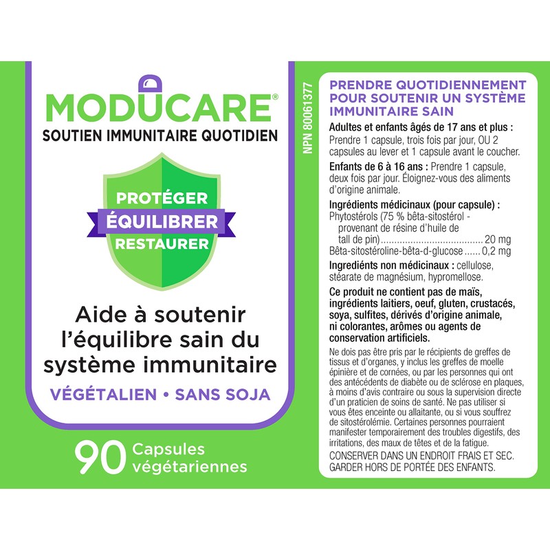 KidStar Nutrients Moducare Daily Immune Support, Plant Sterol Dietary Supplement,