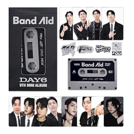 DAY6 - 9th Mini Album [Band Aid] (Platform Album Nemo Ver. - ROCK BAND ver.) Paper Package + QR Card + Photocard + Message Photocard + Sticker + 4 Extra Photocards