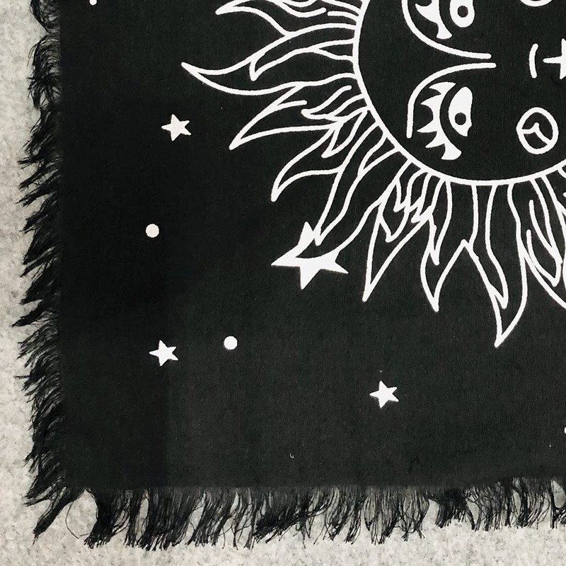 THE ART BOX Altar Cloth Sun, Star and Moon 12