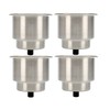 FreeTec Stainless Steel Drink Holder with Drain Bottle Holder for
