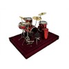 Melody Jane Dolls House Red Drum Kit Set Miniature Music