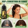 Shampoo para Canas, Hair Dye Shampoo Cubre Canas al Instante,