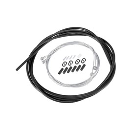 BULLSPANN Inner Brake Cable Wire Housing Kit for Mountain Bike Bicycle 2.5m Universal Black