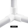 QWORK® 10PCS 3 Way Pipe Fittings, 20mm / 1/2" Inner