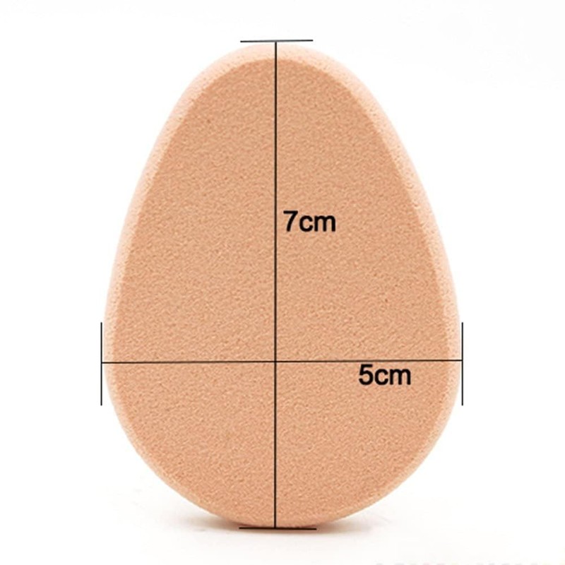 5 Pcs Beige Smooth Makeup Sponge Blender Flawless Foundation Powder