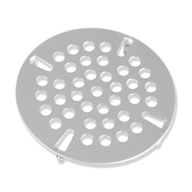 3-1/2" Commercial Sink Drain Strainer Replacement, Flat Strainer Only for Commercial Sink Drain with Lever Handle, Stainless Steel (NOT Universal)