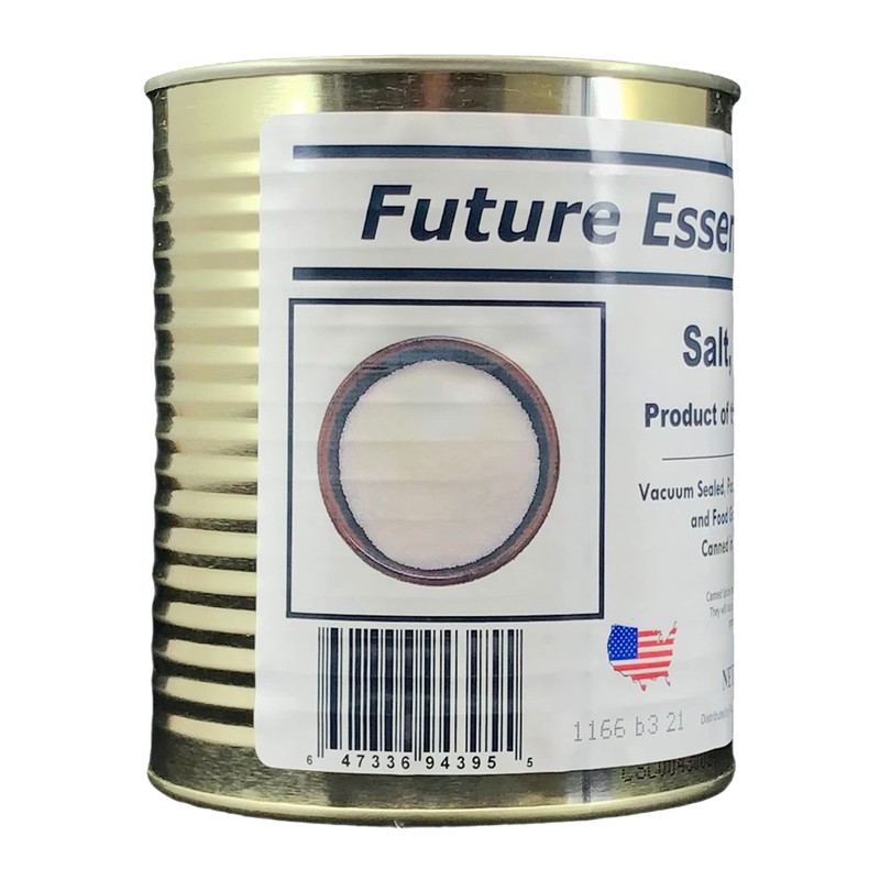 1 Can of Future Essentials Iodized Salt, #2.5 Can, 2lbs