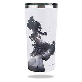MightySkins Skin Compatible with Ozark Trail 20 oz Tumbler (2017) - Walk Through Flames | Protective, Durable, and Unique Vinyl wrap Cover | Easy to Apply, Remove, and Change Styles | Made in The USA