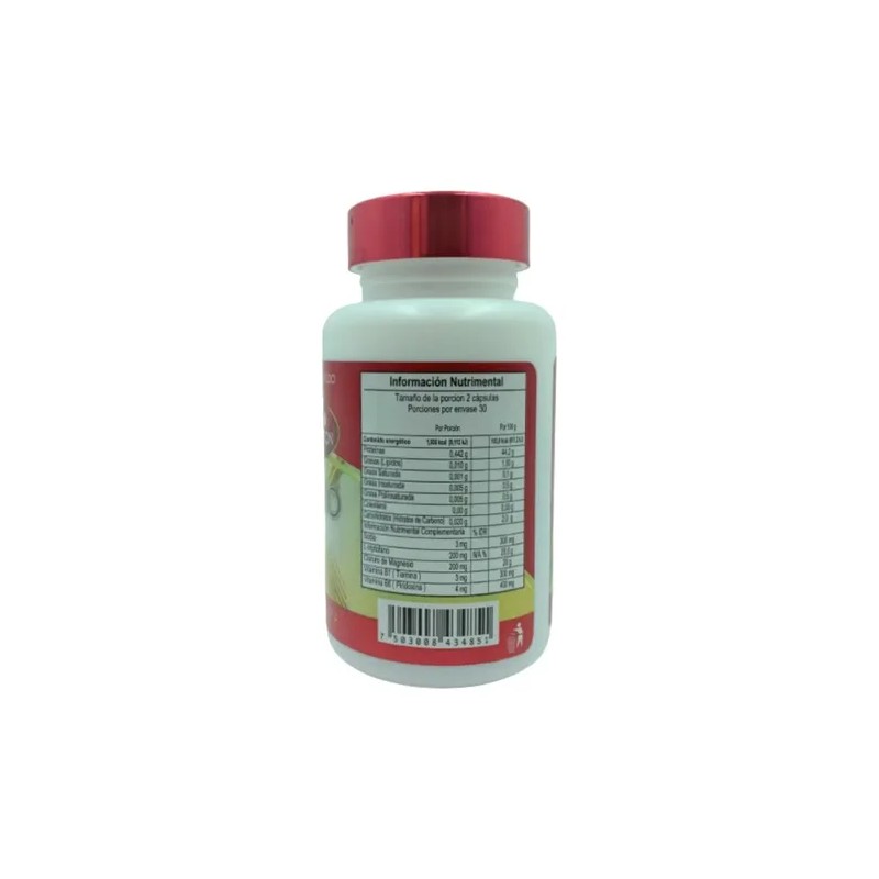 L-triptofano 60 Cáps De 500 Mg Keep Natural Sabor Sin