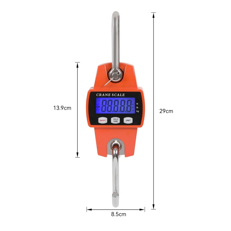 HFS(R) Digital Scale Crane Measuring Instrument Portable Hanging Scale 300kg