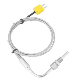 Telituny K Type EGT Thermocouple, K Type 1/8" NPT Temperature Probe Sensors EGT Thermocouple Exhaust Gas Temp Probe with Exposed Tip for Temperature Testing