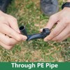 SagaSave 8Pcs Drip Pipe End Closure Cap, 16PE Hose Plug