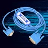 Garosa PLC Programming Cable for S5 Blue PC-TTY 7-Pin Programming