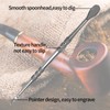 suiwotin 3PCS Wax Carving Tools, Stainless Steel Wax Tool Carving