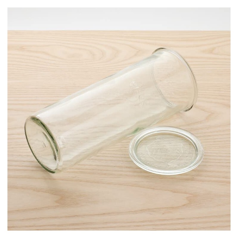 WECK WE784 Mold Shape Glass Canister, 51.0 fl oz (1,550