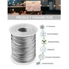 56 PCS Wire Rope Kit, Vinyl Coated Aircraft Cable, Outdoor