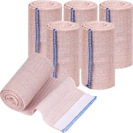 Benda elastica a compressione, 6 rotoli, bendaggio sportivo, bendaggio sportivo, accessorio sportivo