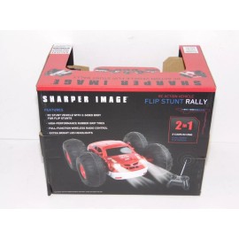 Sharper Image Radio Control Red Vehicle 2-in-1 Flip Stunt Rally 360 Degree Spins