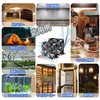 GDSTIME 2PCS IP67 Waterproof Fan, 80mmx25mm 12V DC Cooling Fan,