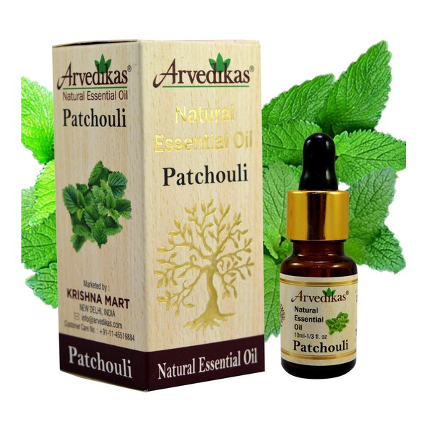 Arvedikas Natural Patchouli Essential Oil for Aromatherapy Undiluted Therapeutic Grade