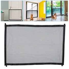 Pet Safety Guard Mesh, Lightweight, Portable Fabric Dog Gate, Indoor and Outdoor, for Doors, Staircases, Walls, with Small Pets, Children, Prank Control (S)