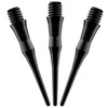 CyeeLife 100 x Black Plastic Dart Tips Standard Thread